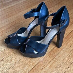 Elegant Black Platform Heels